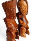 Talla madera tikis polinesios