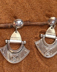 Pendientes Tuareg en plata de ley 925 