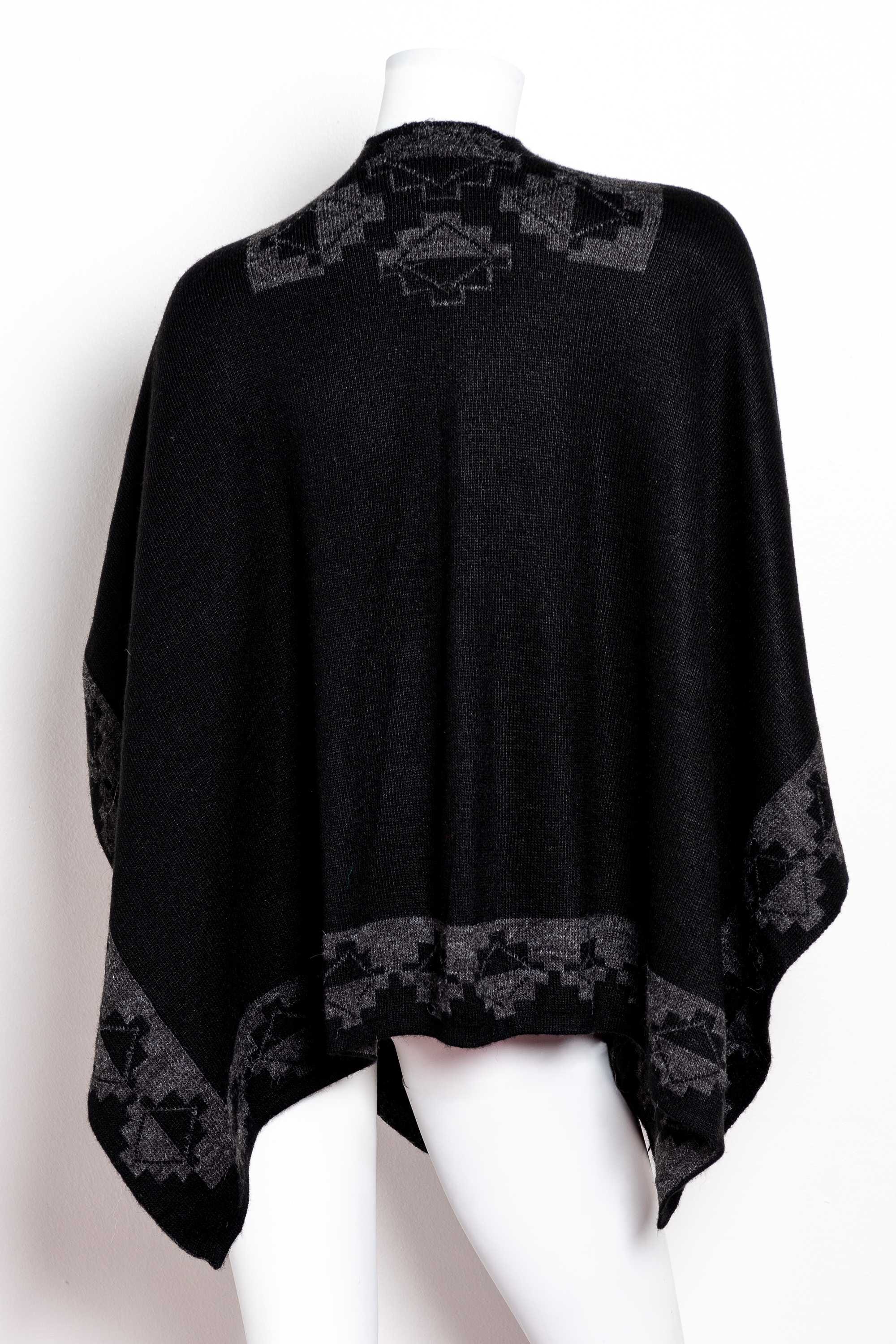 Poncho de alpaca 