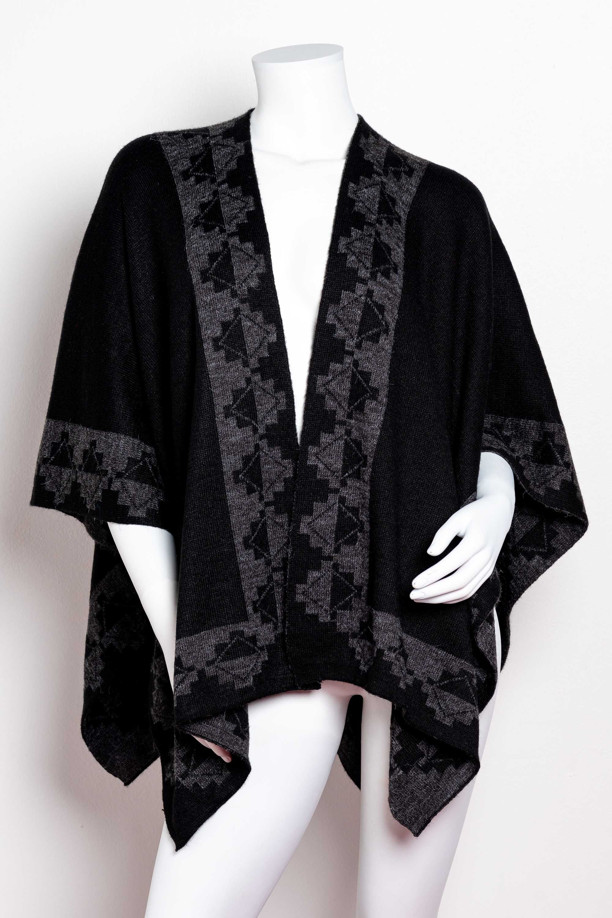 Poncho de alpaca 