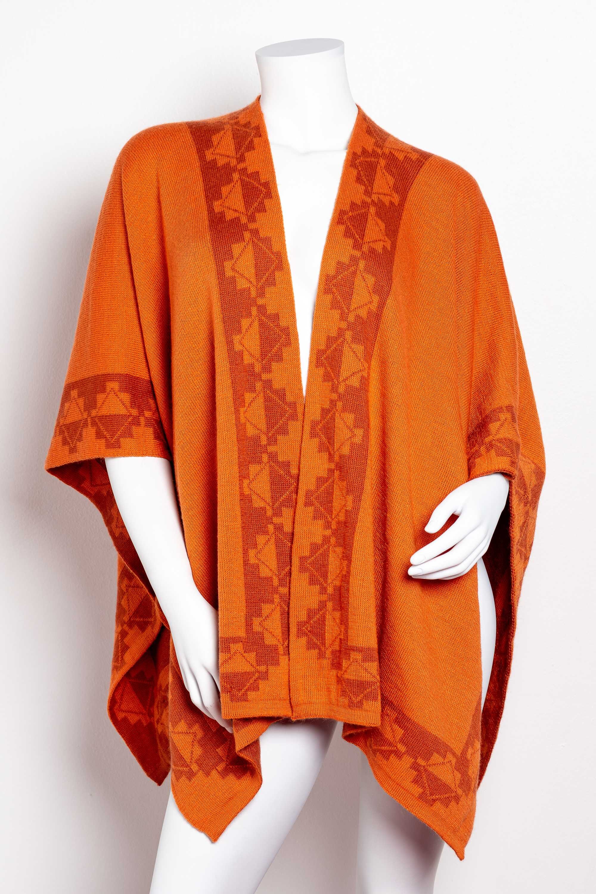 Poncho de alpaca 