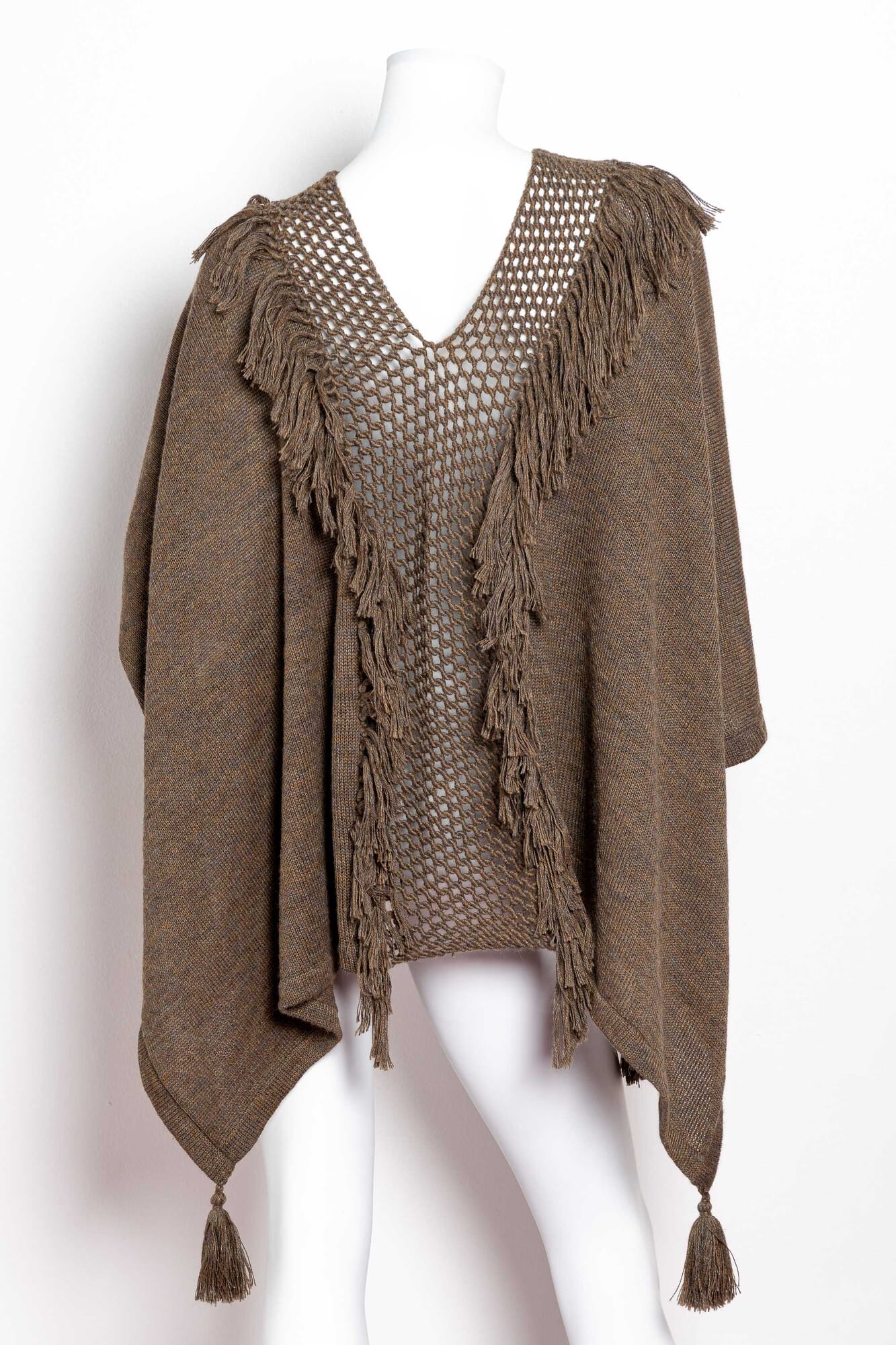 Poncho de alpaca 