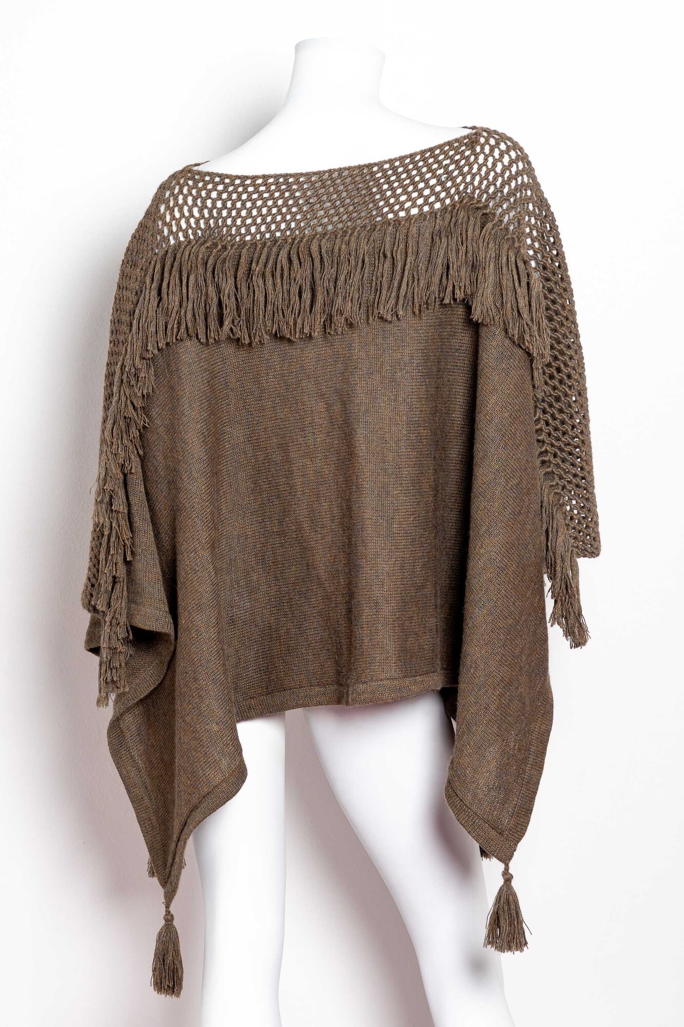 Poncho de alpaca 