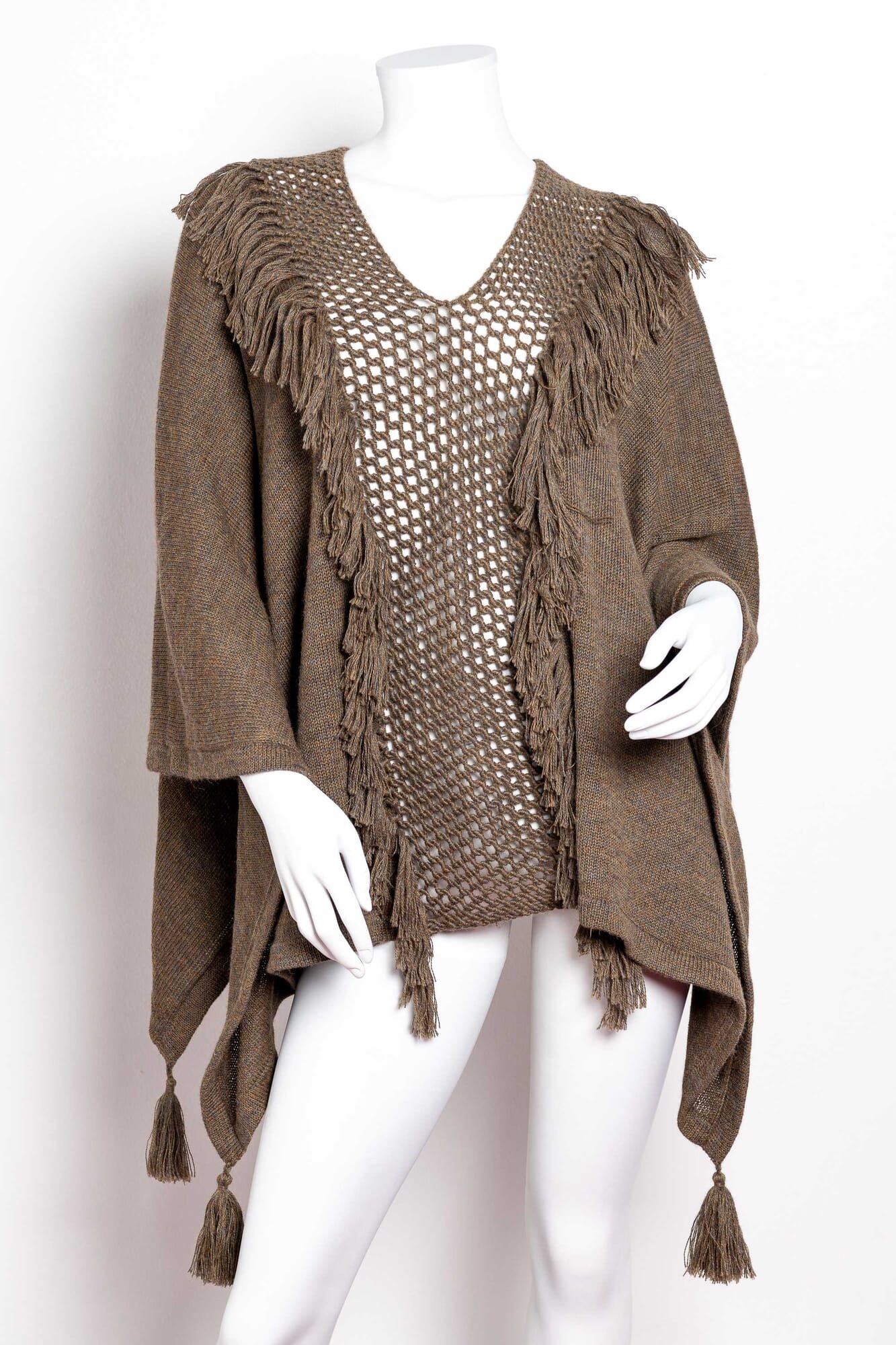 Poncho de alpaca 