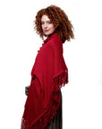 Poncho - Bufanda de alpaca 