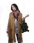 Poncho - Bufanda de alpaca 
