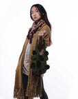 Poncho - Bufanda de alpaca 