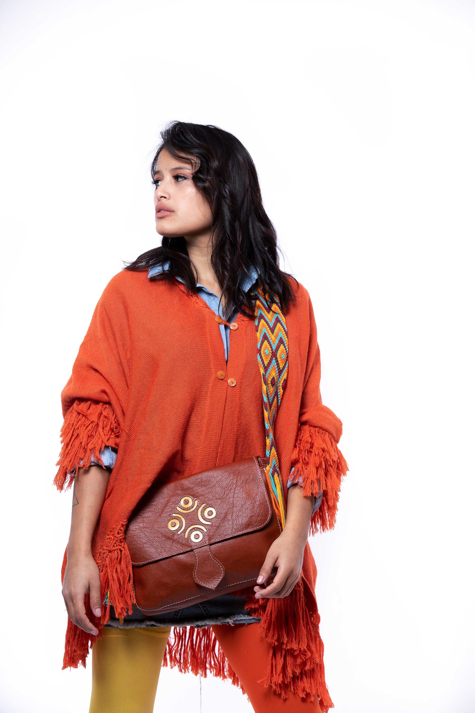 Poncho de alpaca 