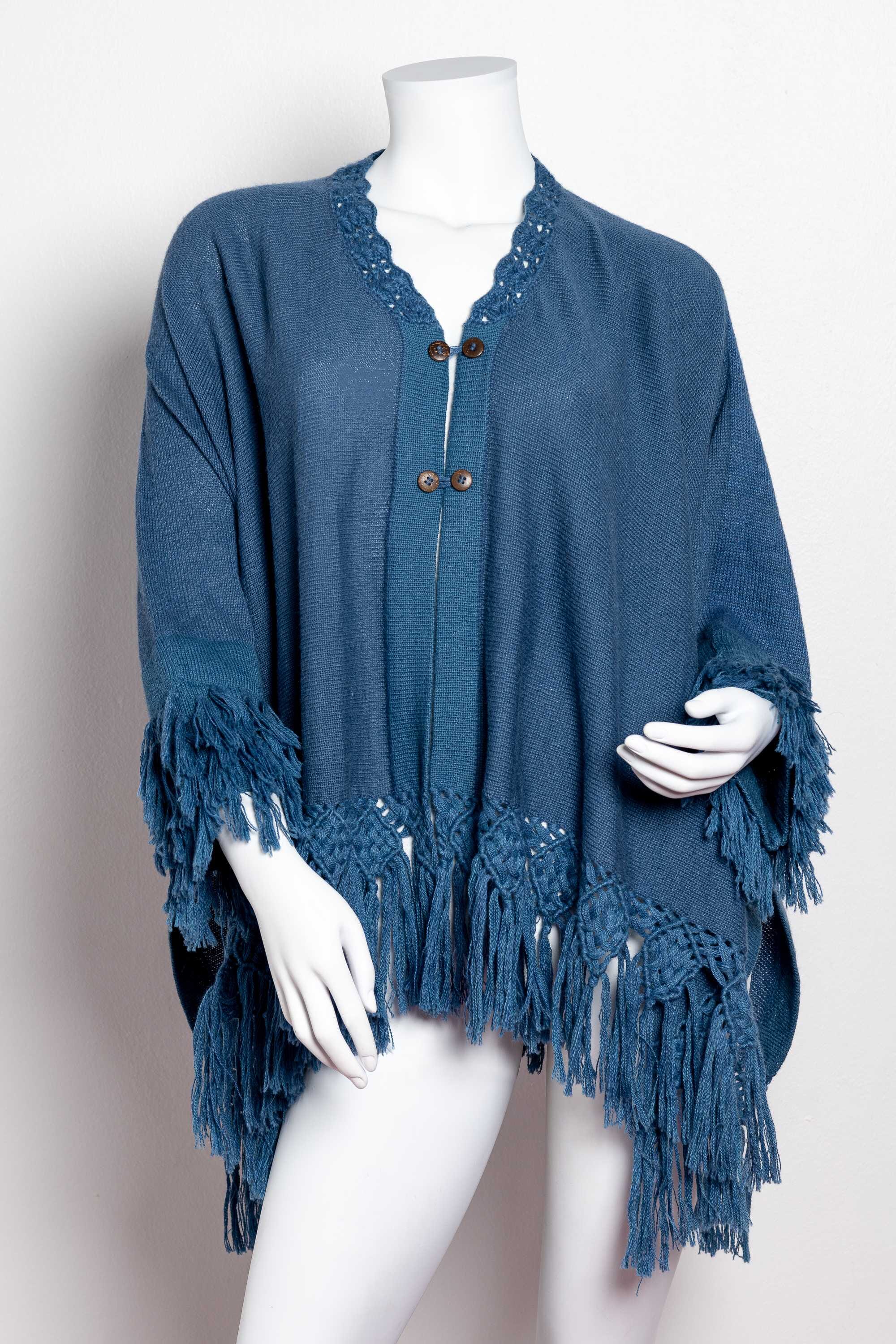 Poncho de alpaca 