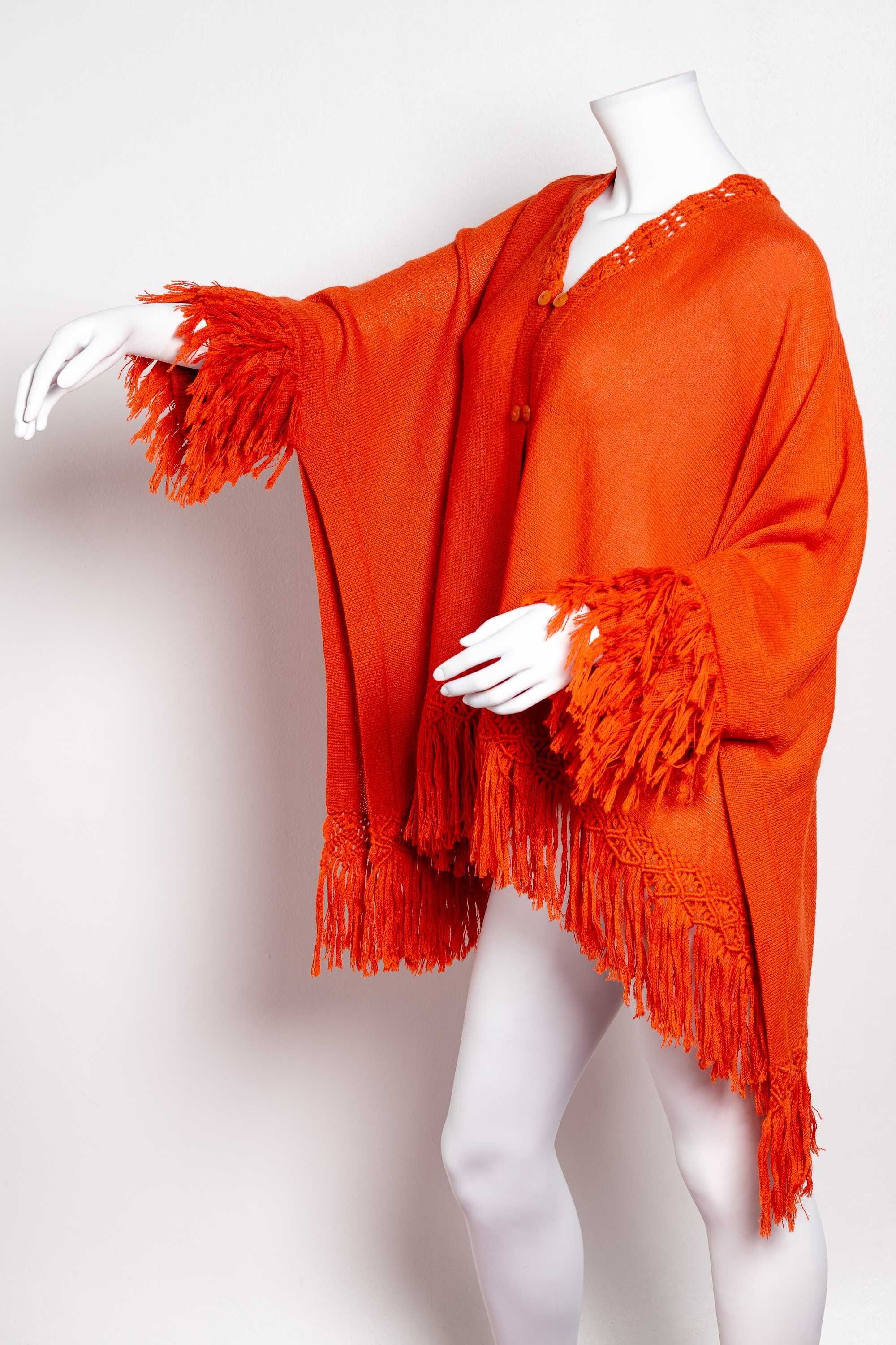 Poncho de alpaca 