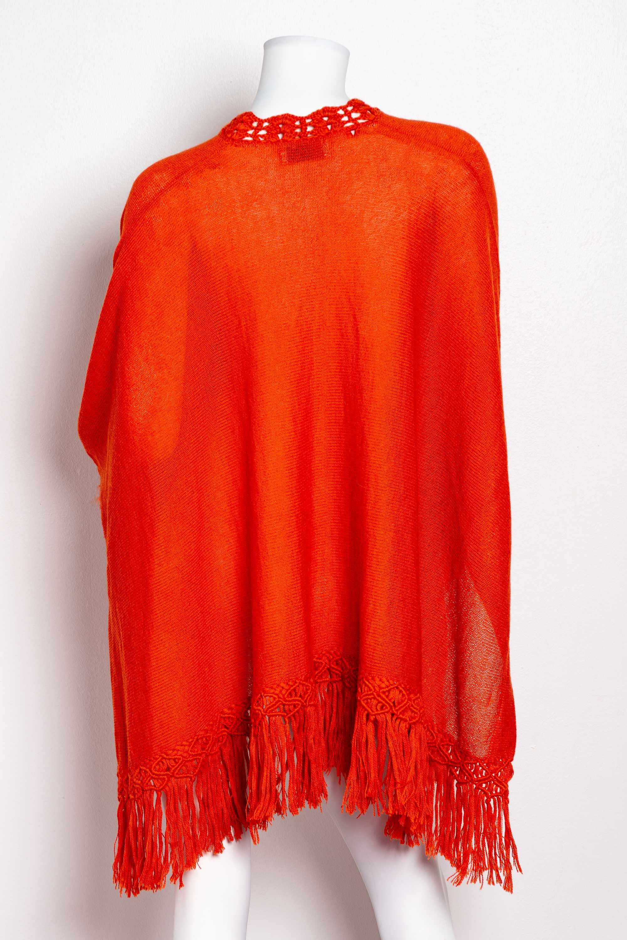 Poncho de alpaca 
