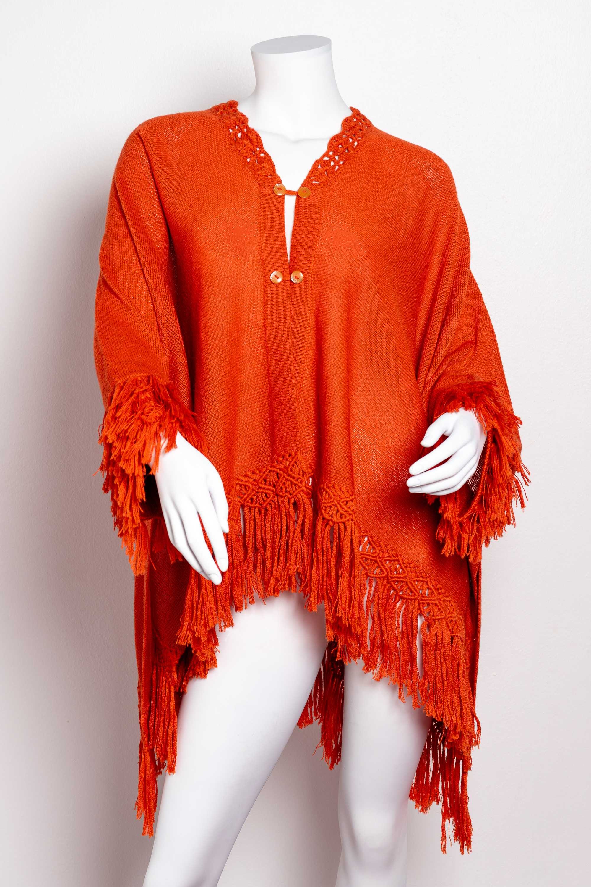 Poncho de alpaca 