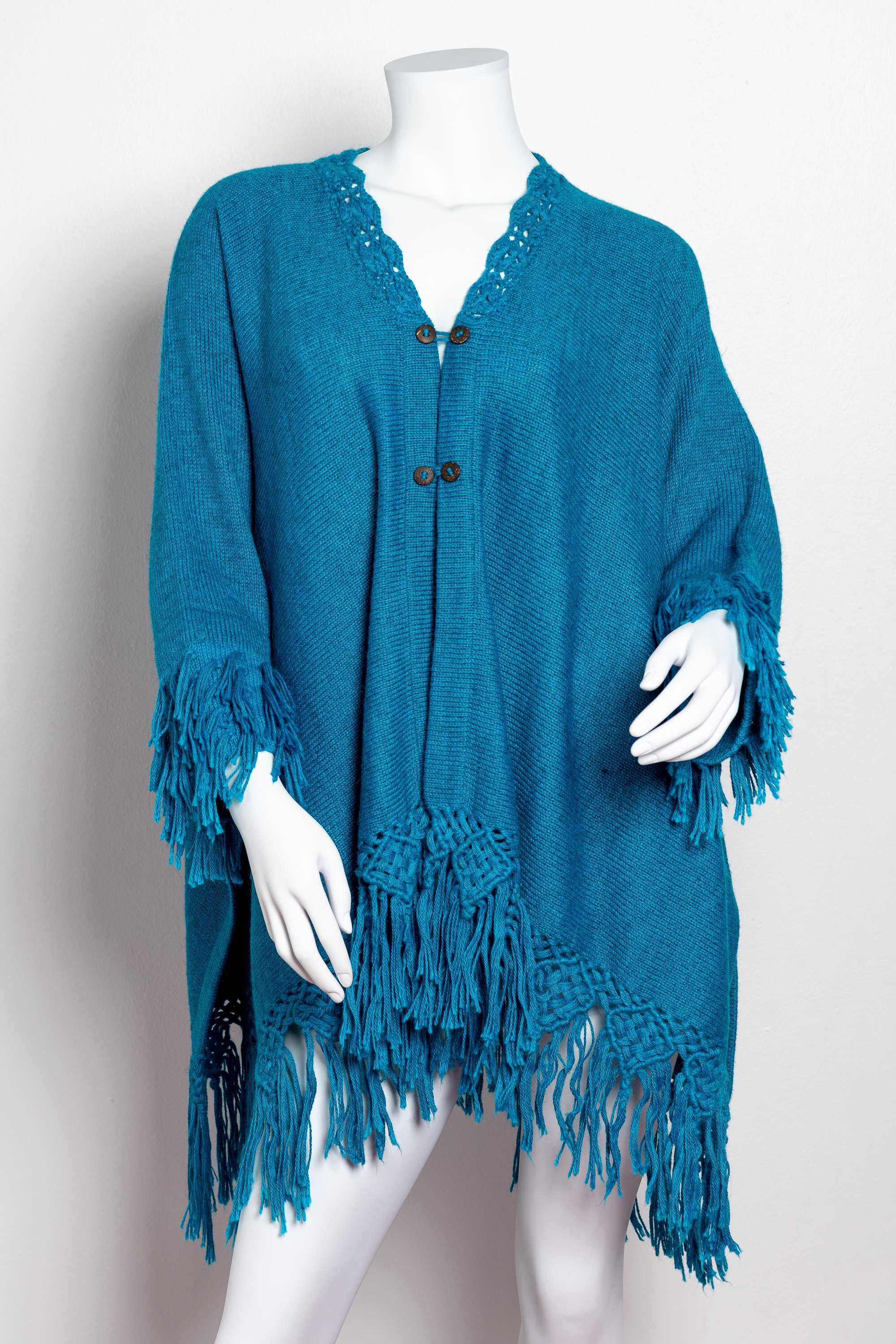 Poncho de alpaca 
