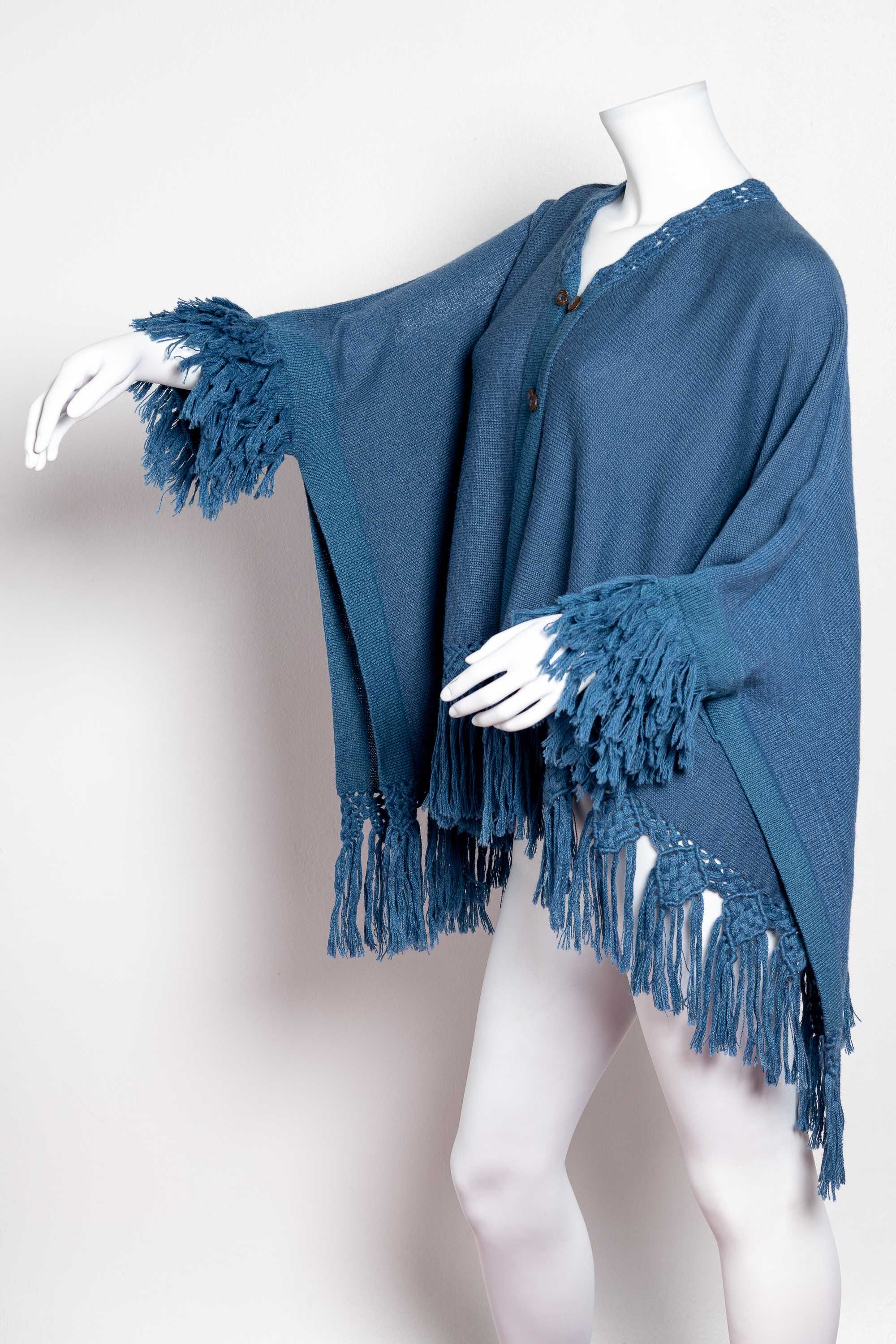 Poncho de alpaca 