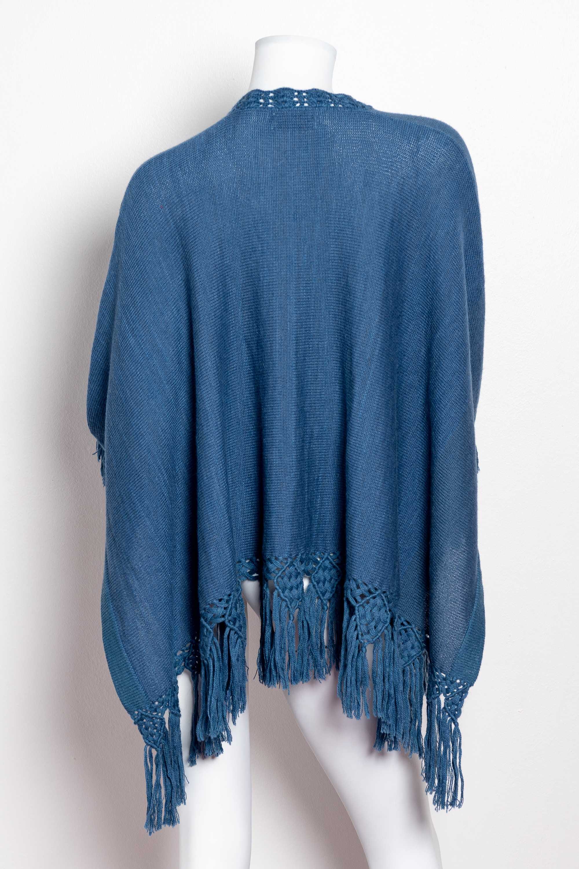 Poncho de alpaca 