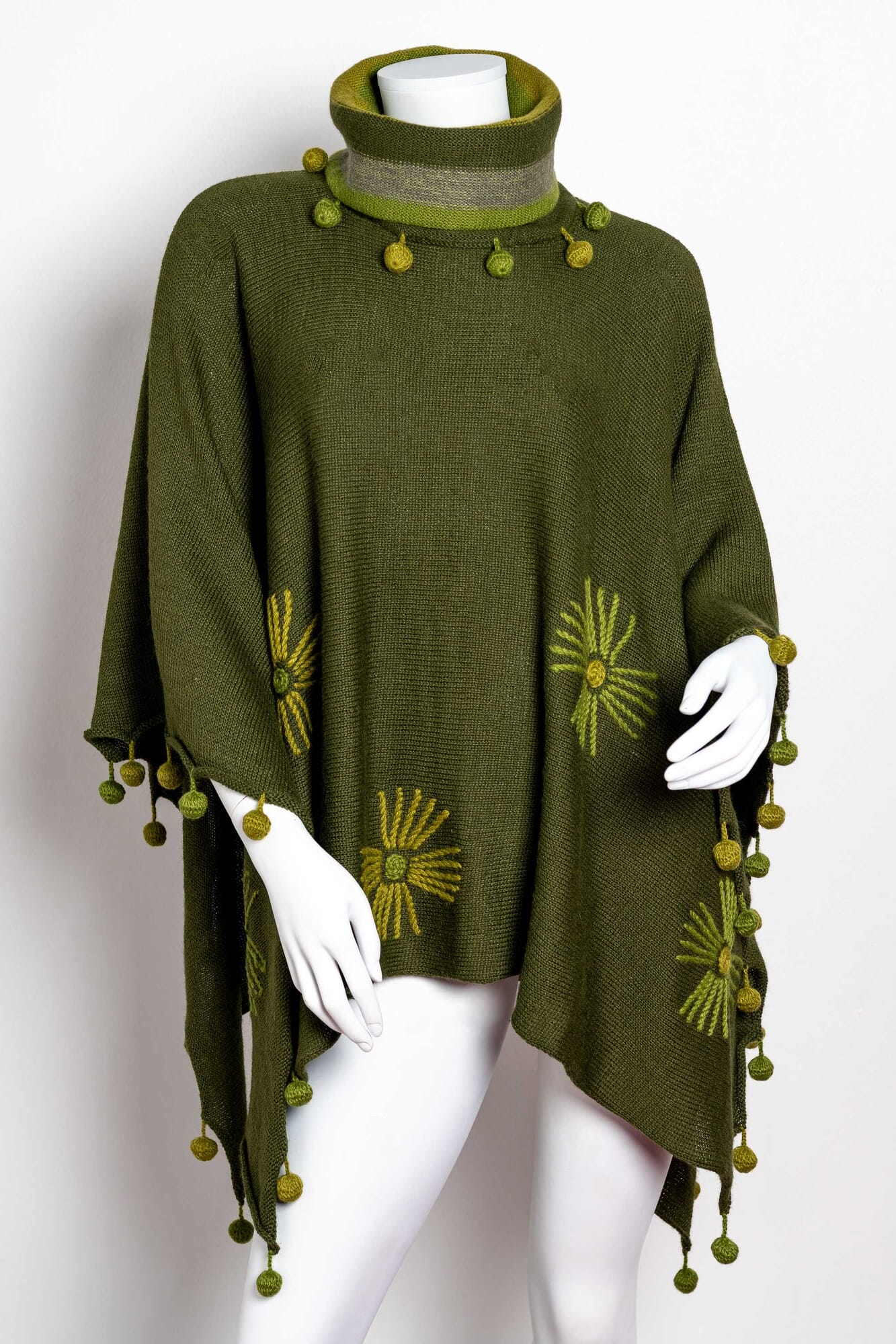 Poncho de alpaca 