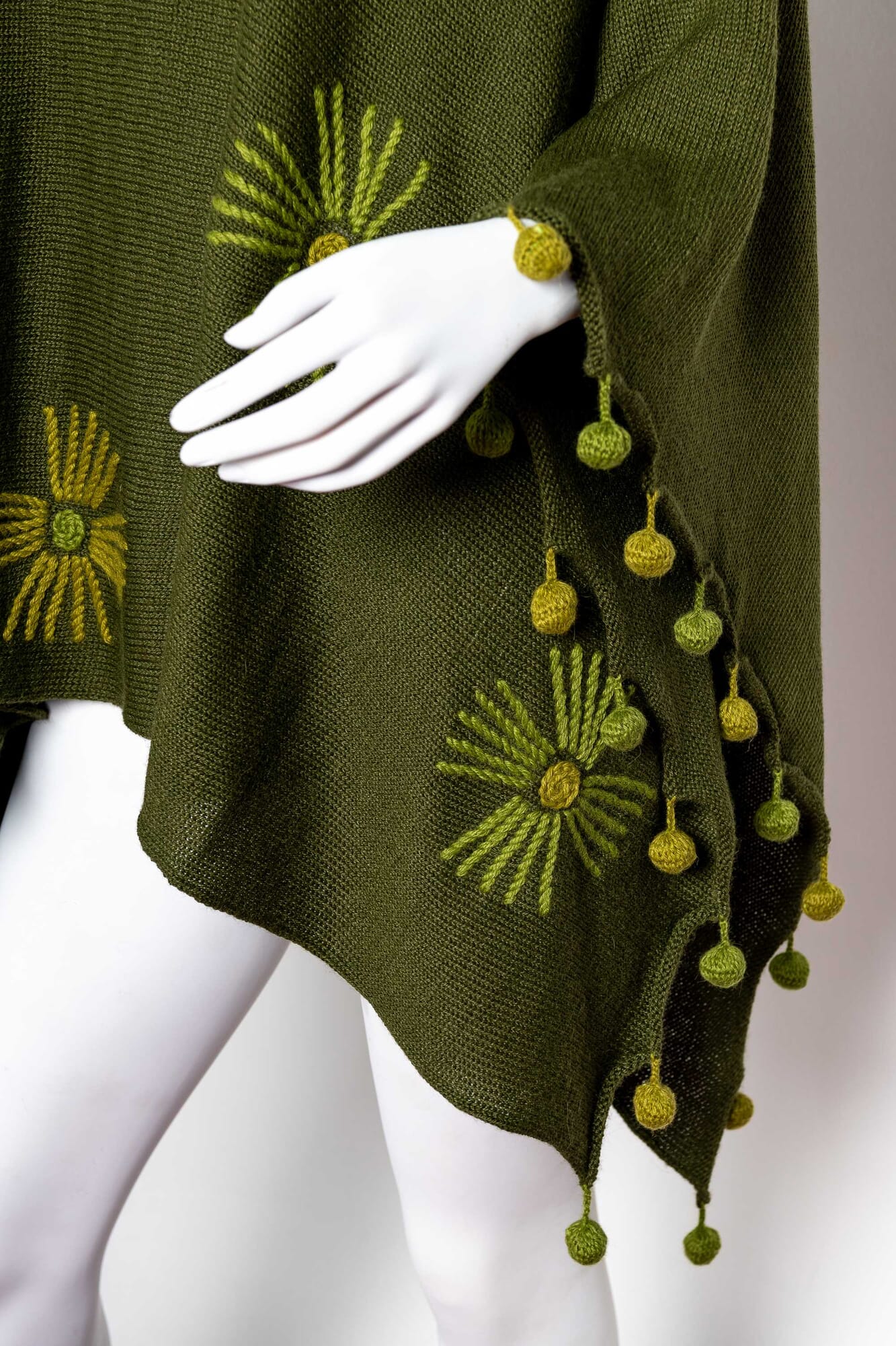 Poncho de alpaca 