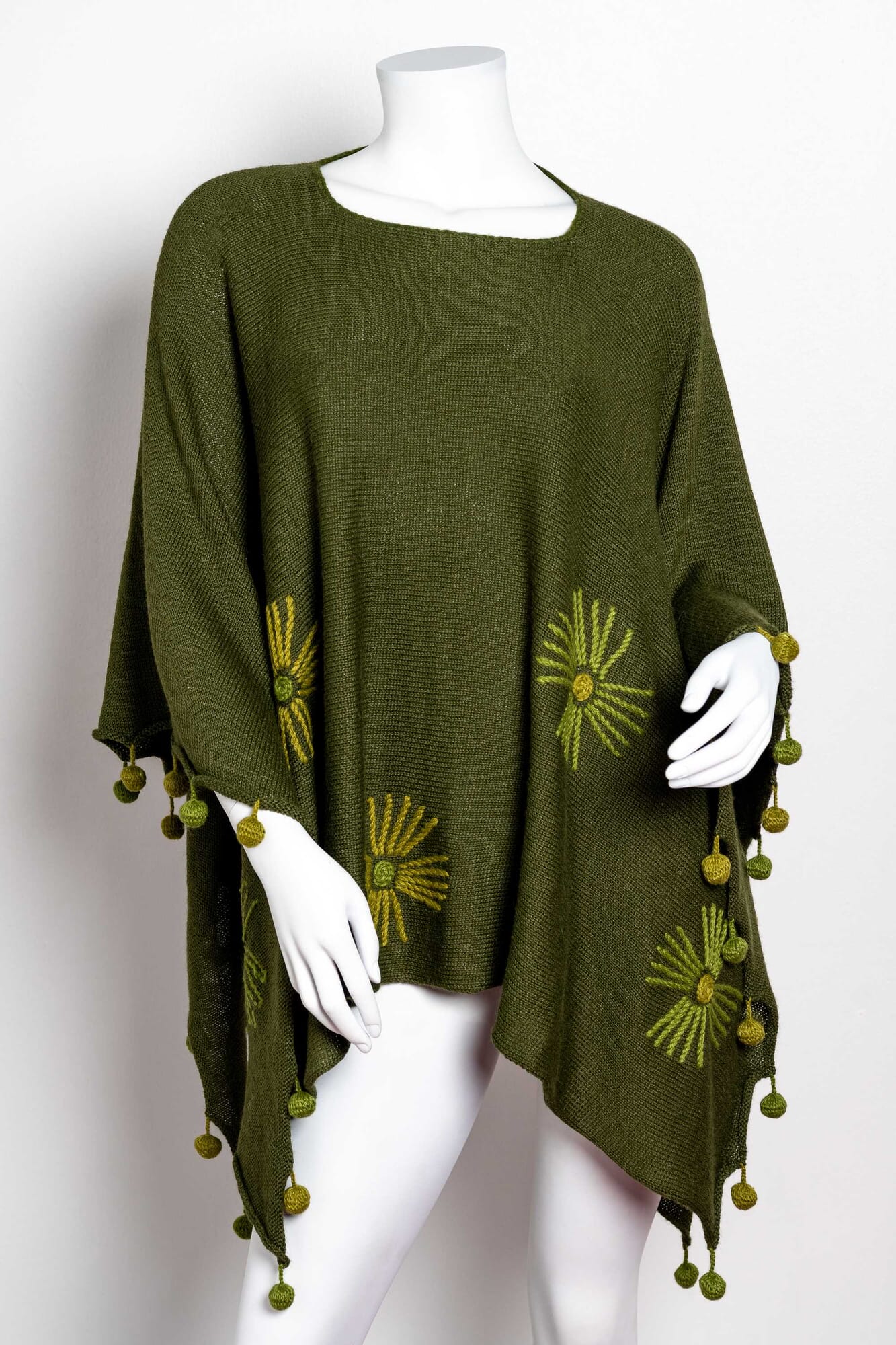 Poncho de alpaca 