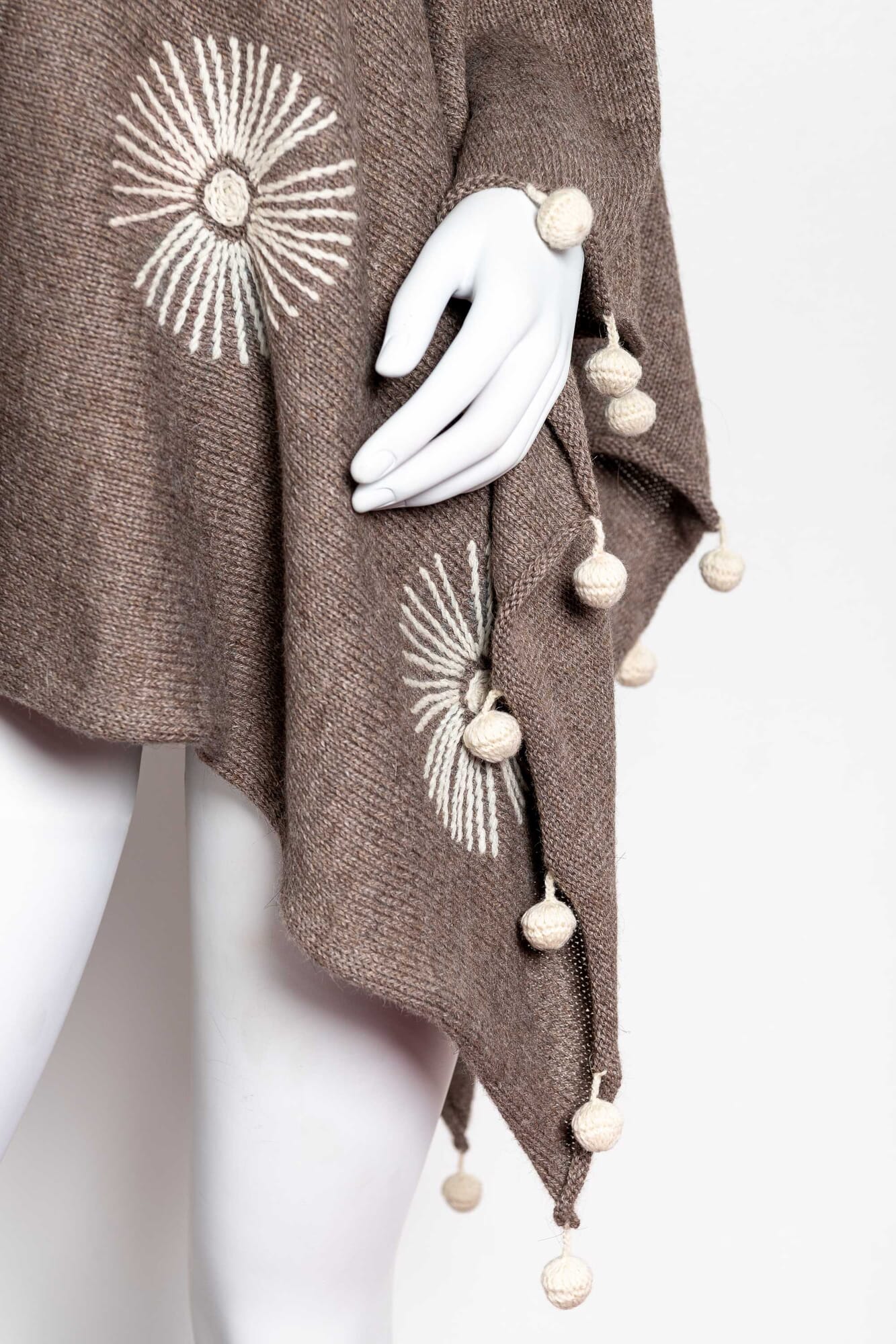 Poncho de alpaca 