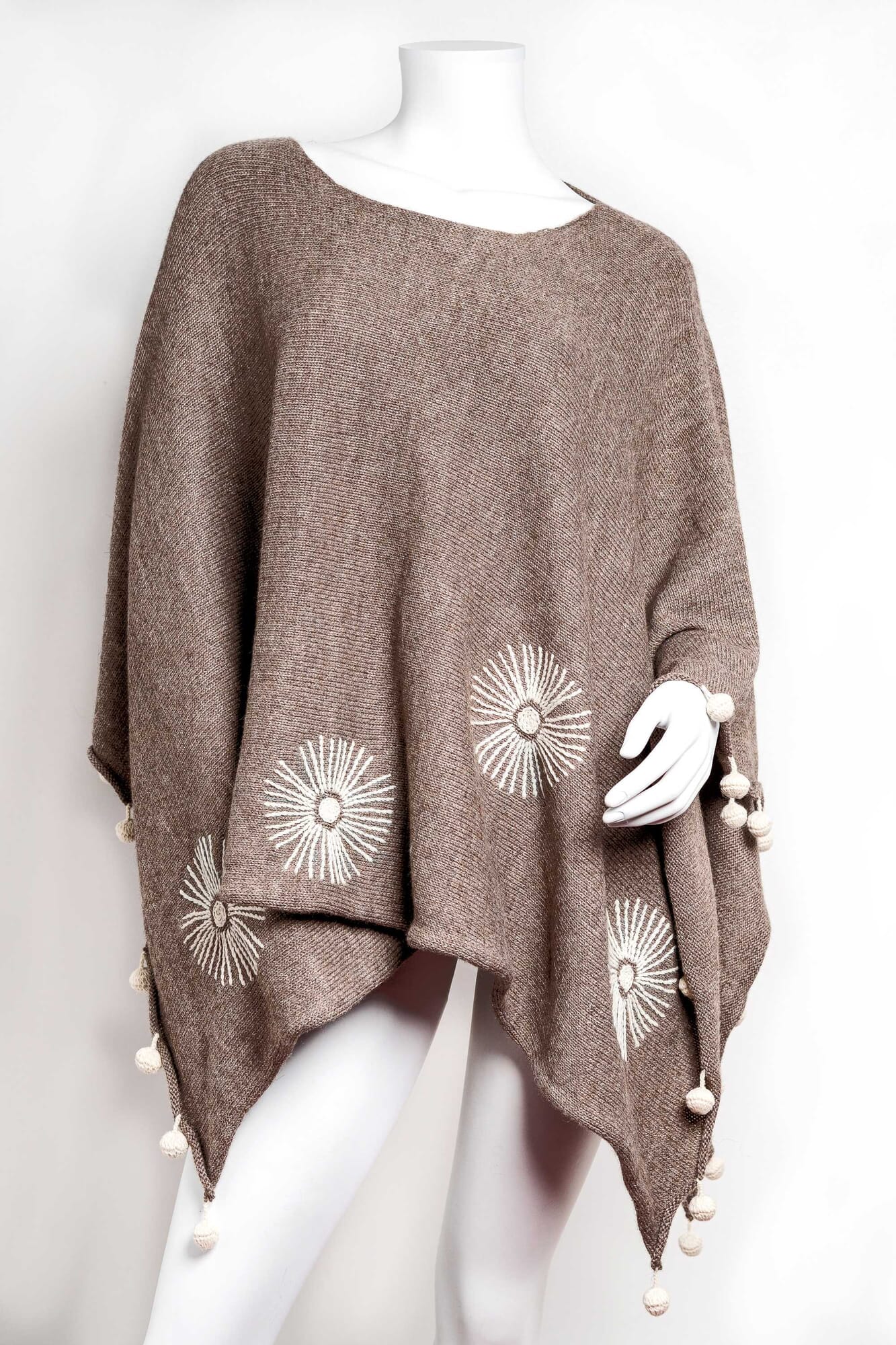 Poncho de alpaca 