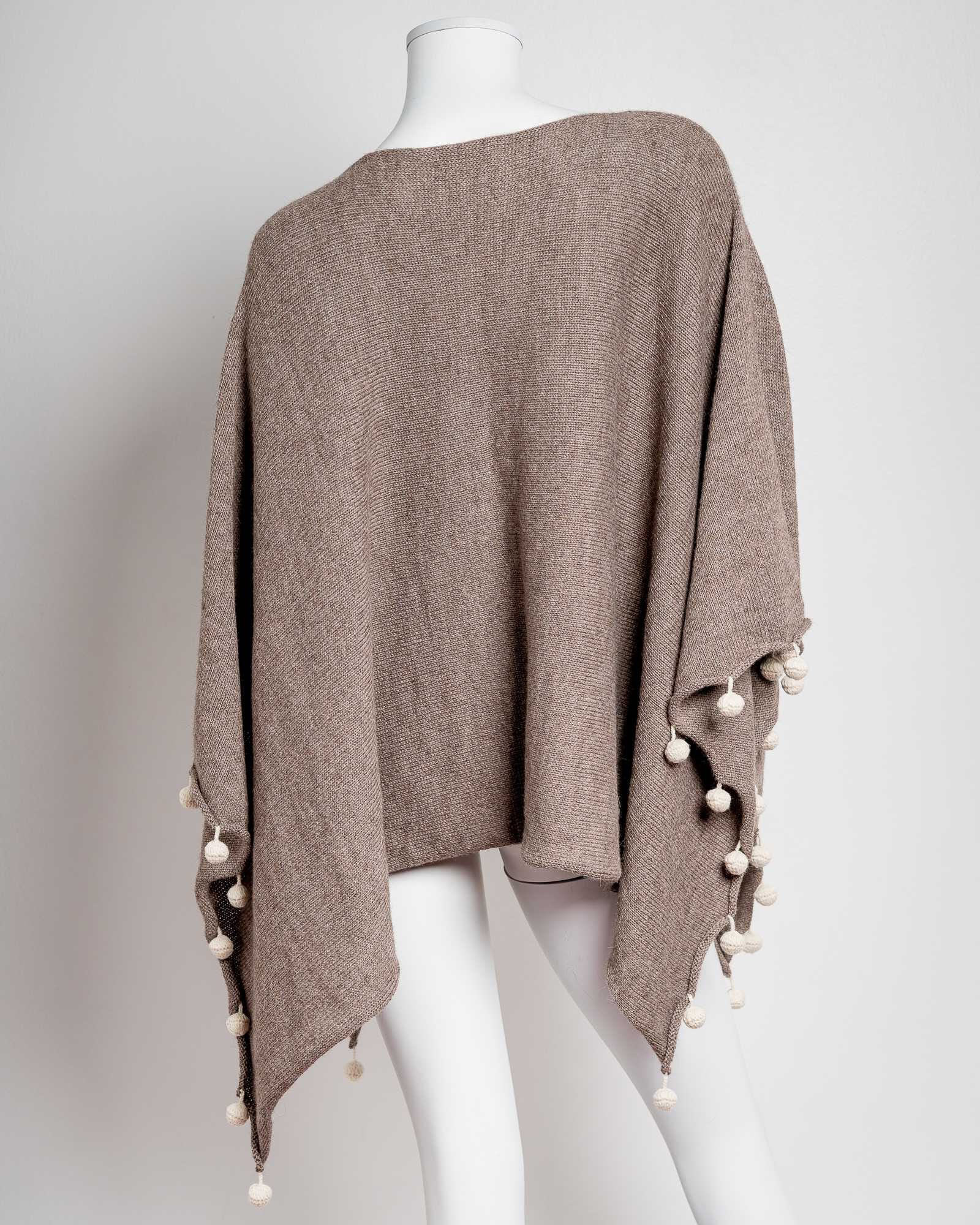 Poncho de alpaca 
