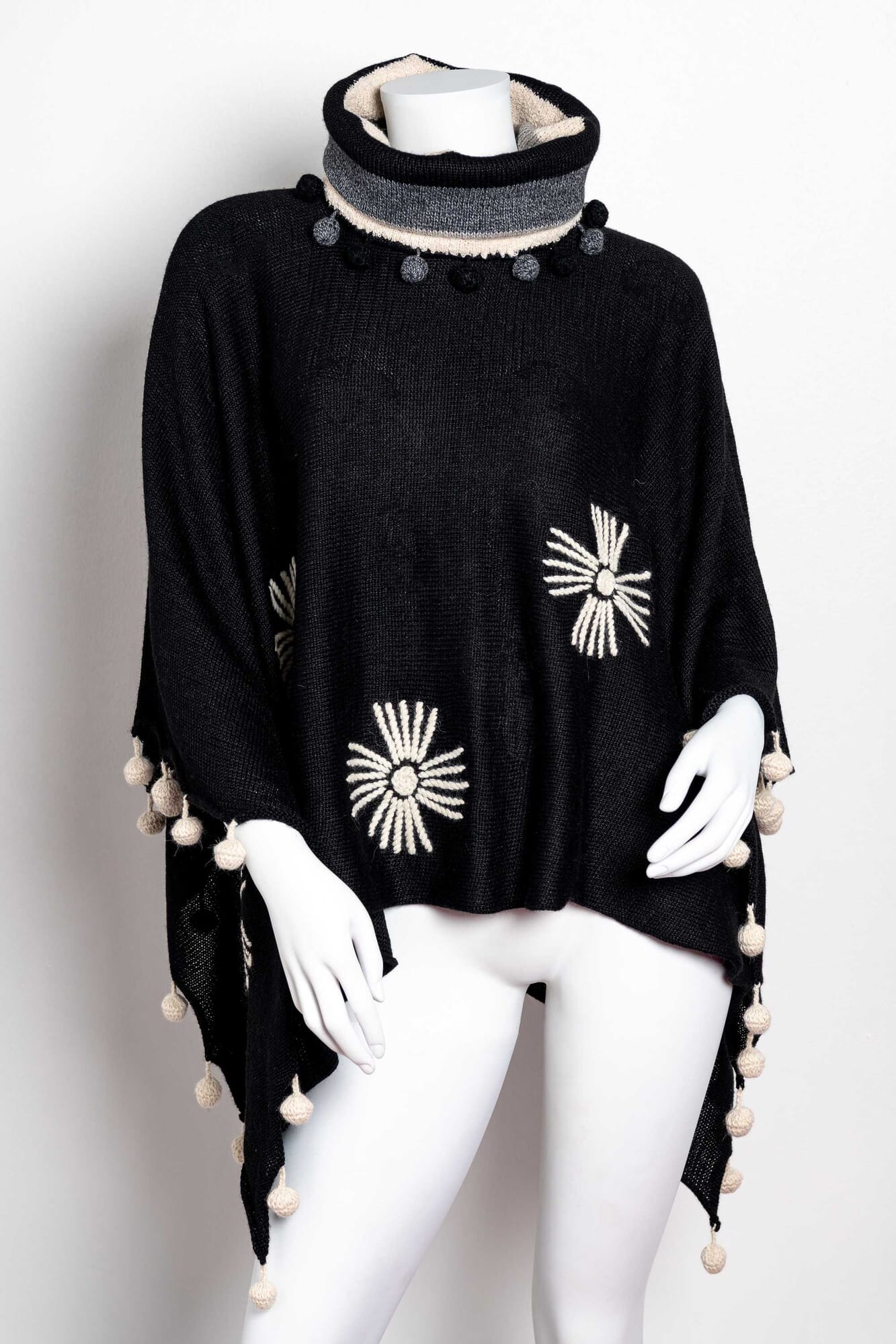 Poncho de alpaca 