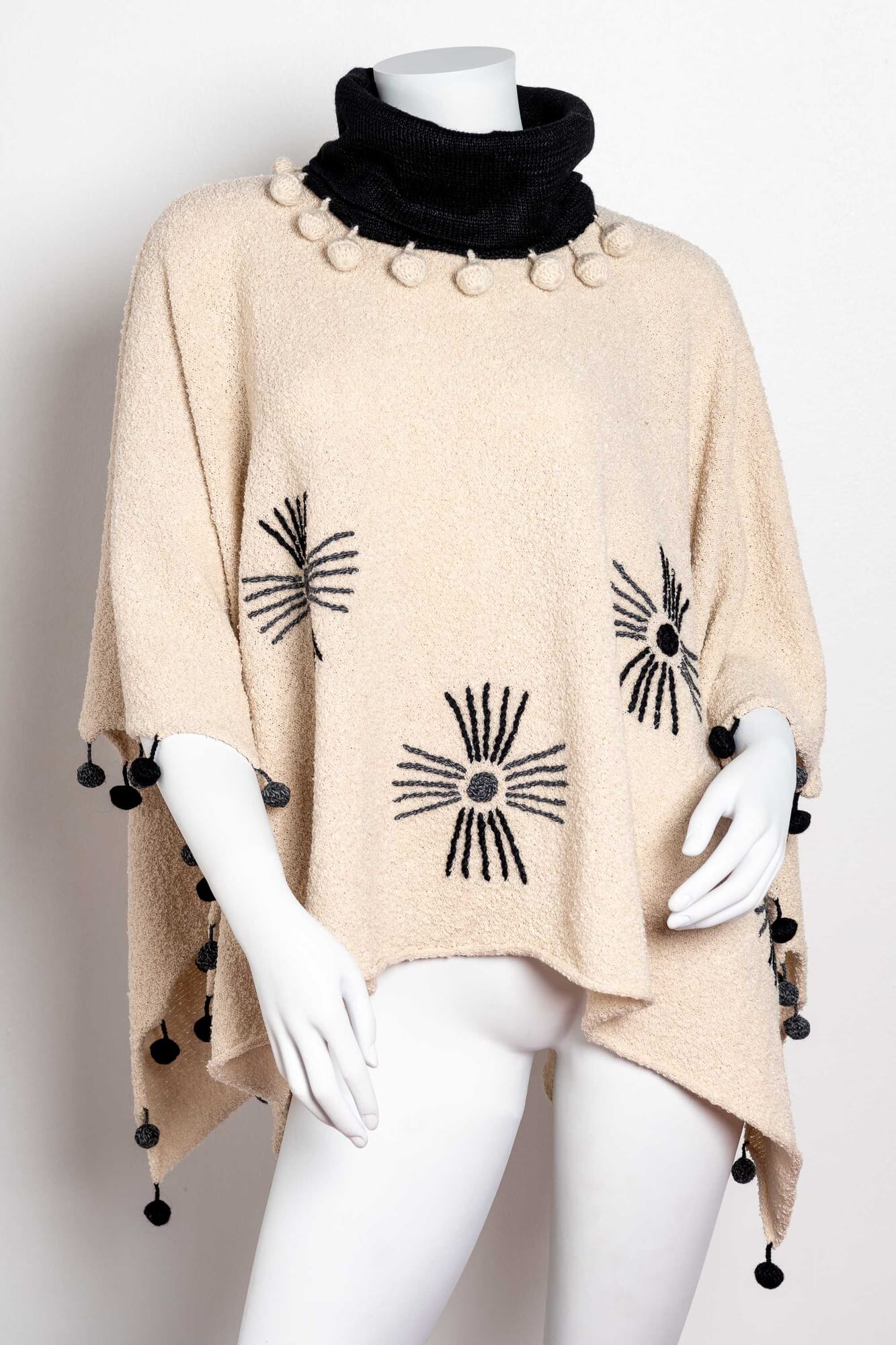Poncho de alpaca 