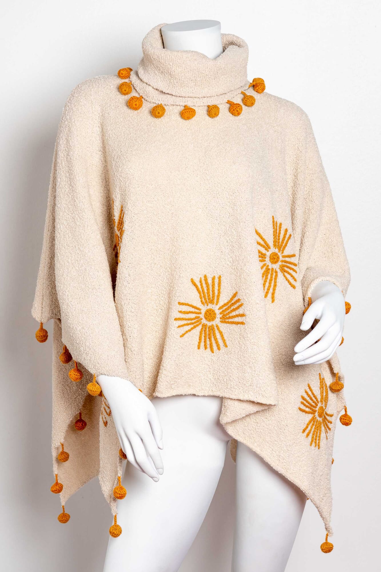 Poncho de alpaca 