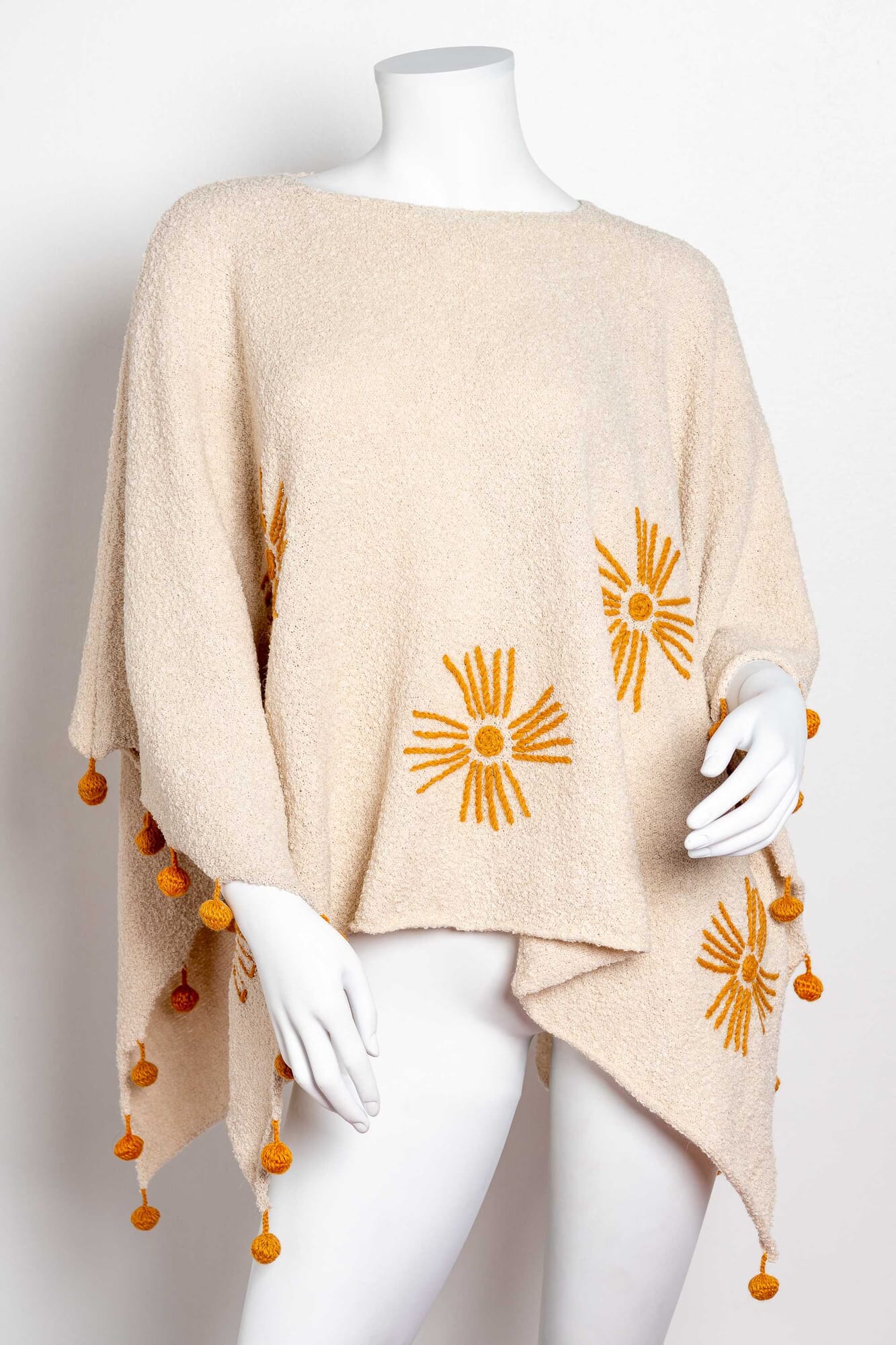 Poncho de alpaca 