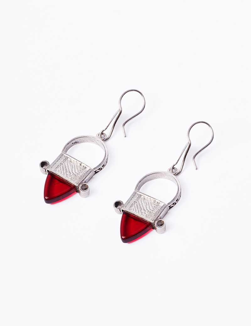 Pendientes Tuareg en plata de ley 925 