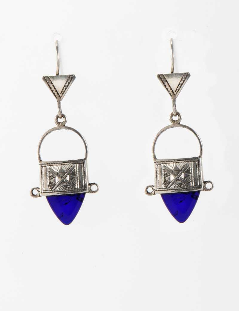 Pendientes Tuareg en plata de ley 925 
