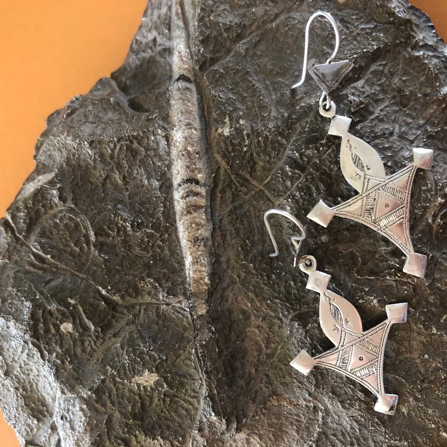 Pendientes Tuareg en plata de ley 925 