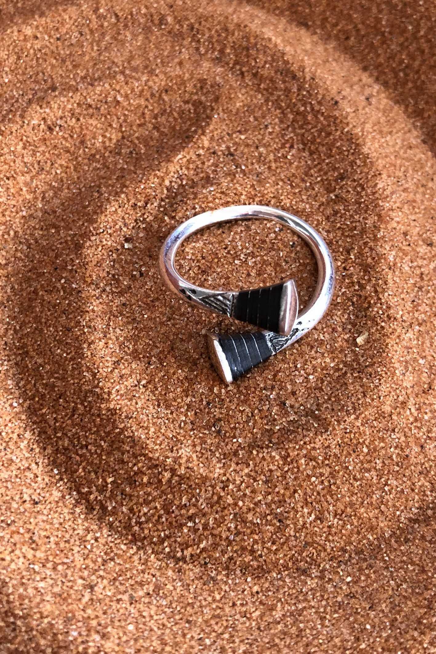 Anillo ajustable Tuareg en plata de ley 925 
