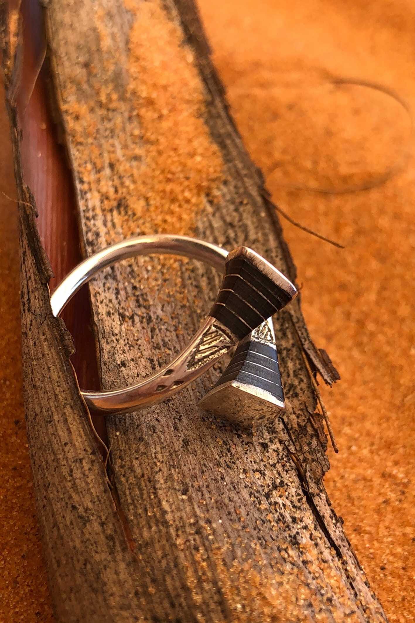 Anillo ajustable Tuareg en plata de ley 925 