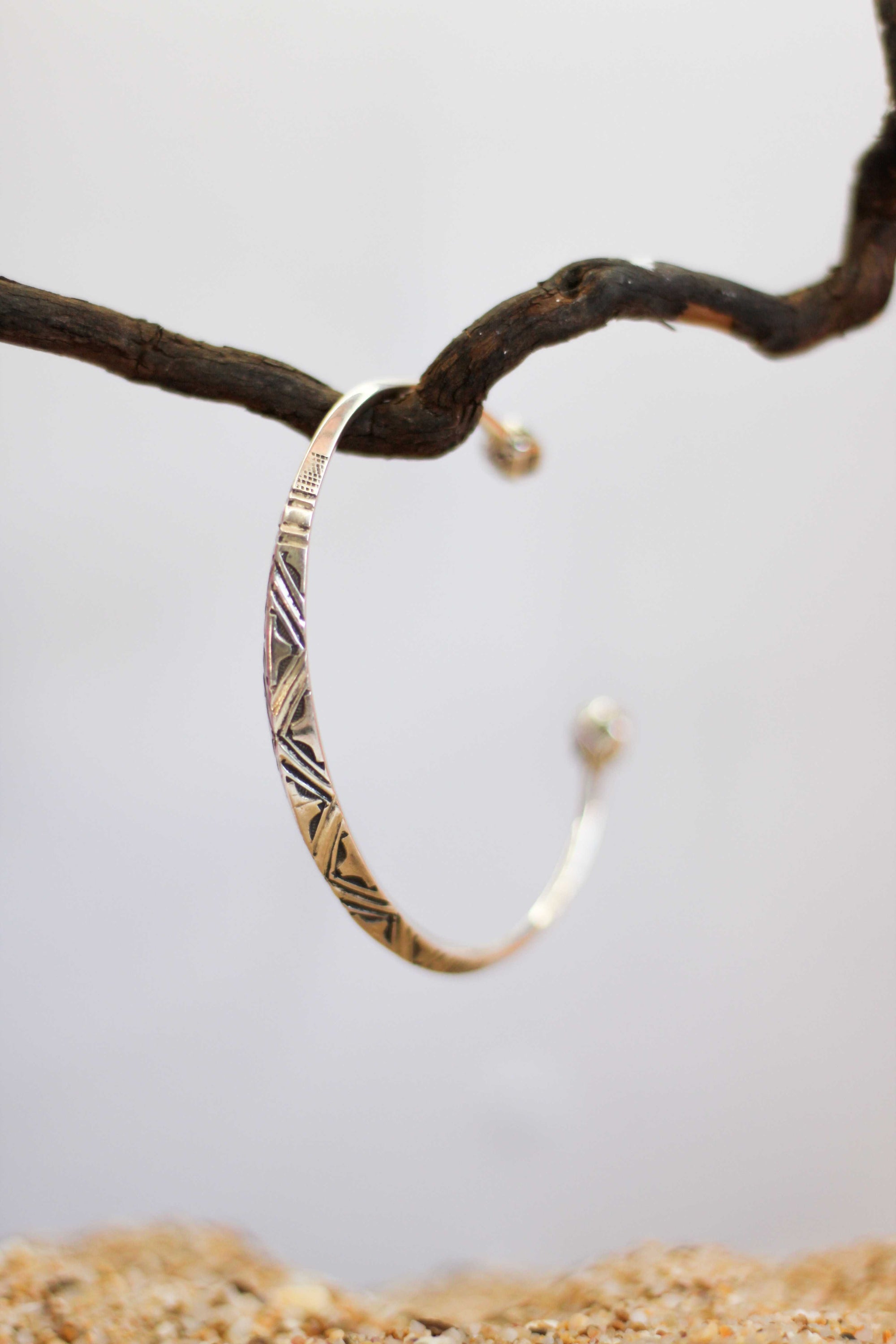 Pulsera Tuareg en plata de ley 925