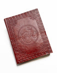 Cuaderno cuero hojas algodón reciclado