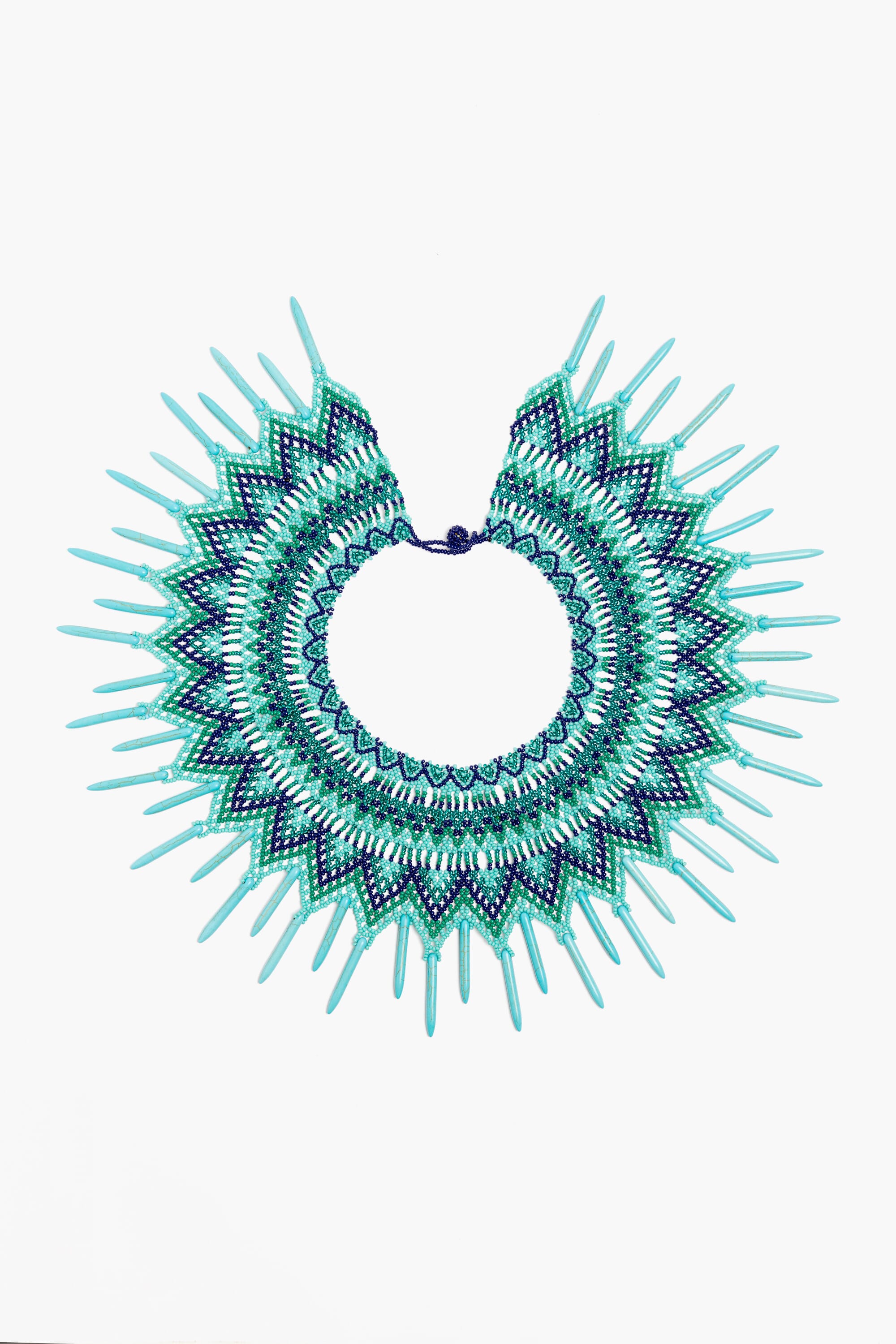 1Collar de abalorios indígena Embera