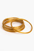 3 brazaletes en Capim Dorado (Oro vegetal)