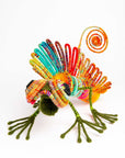 Iguana en escultura textil