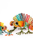 Iguana en escultura textil