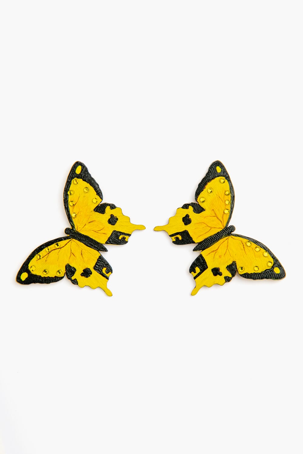 Pendientes en fruto de totumo