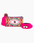 Bolso clutch con asa bandolera