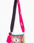 Bolso clutch con asa bandolera