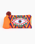 Bolso clutch con asa bandolera