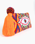 Bolso clutch con asa bandolera