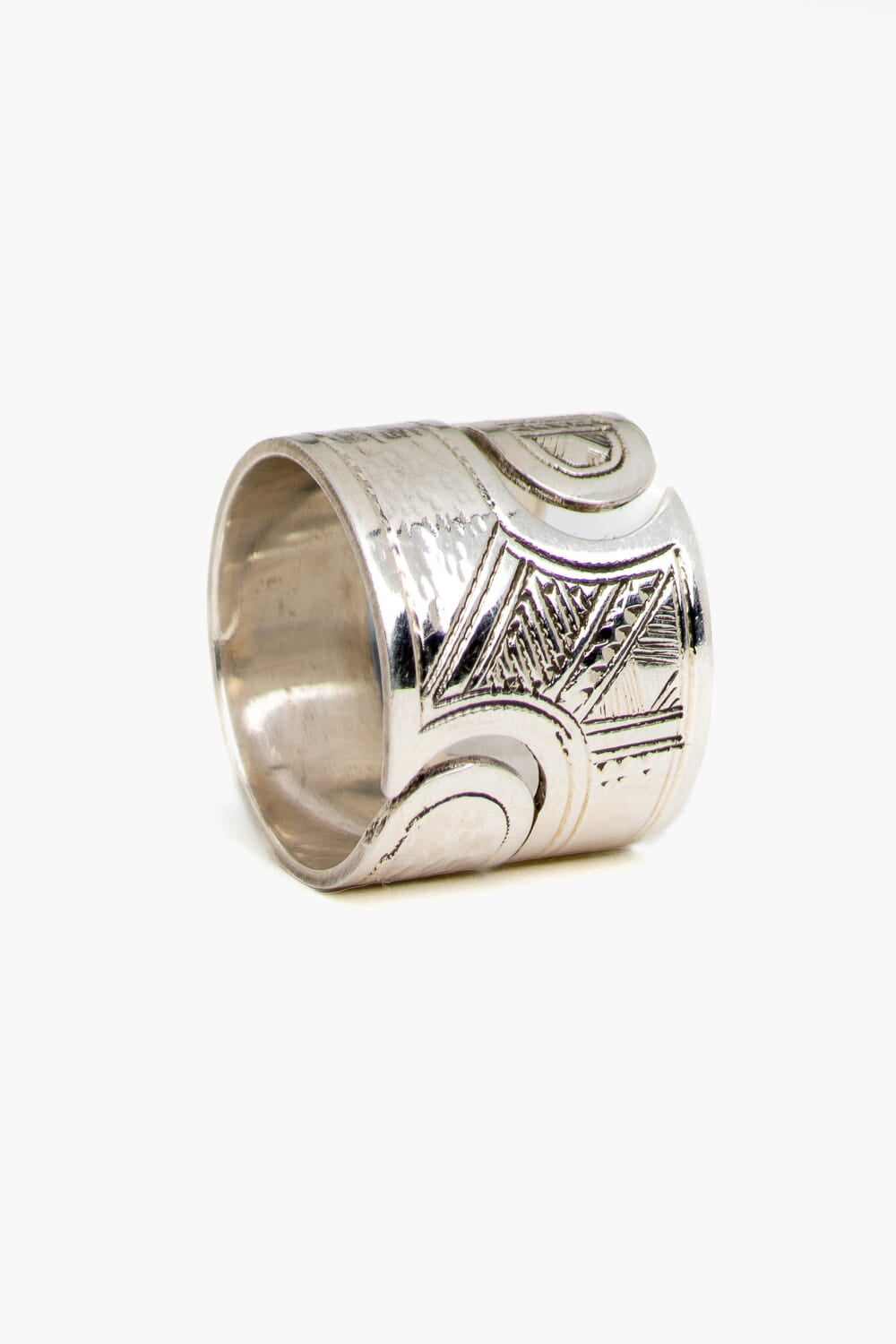 Anillo ajustable Tuareg en plata de ley 925 
