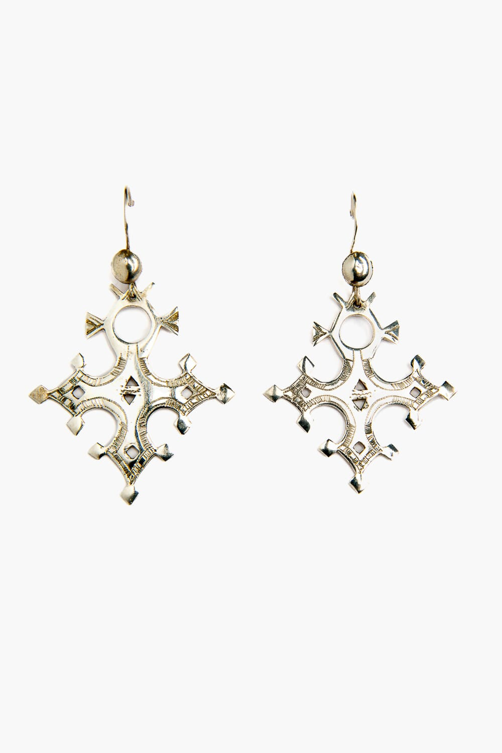 Pendientes Tuareg en plata de ley 925 