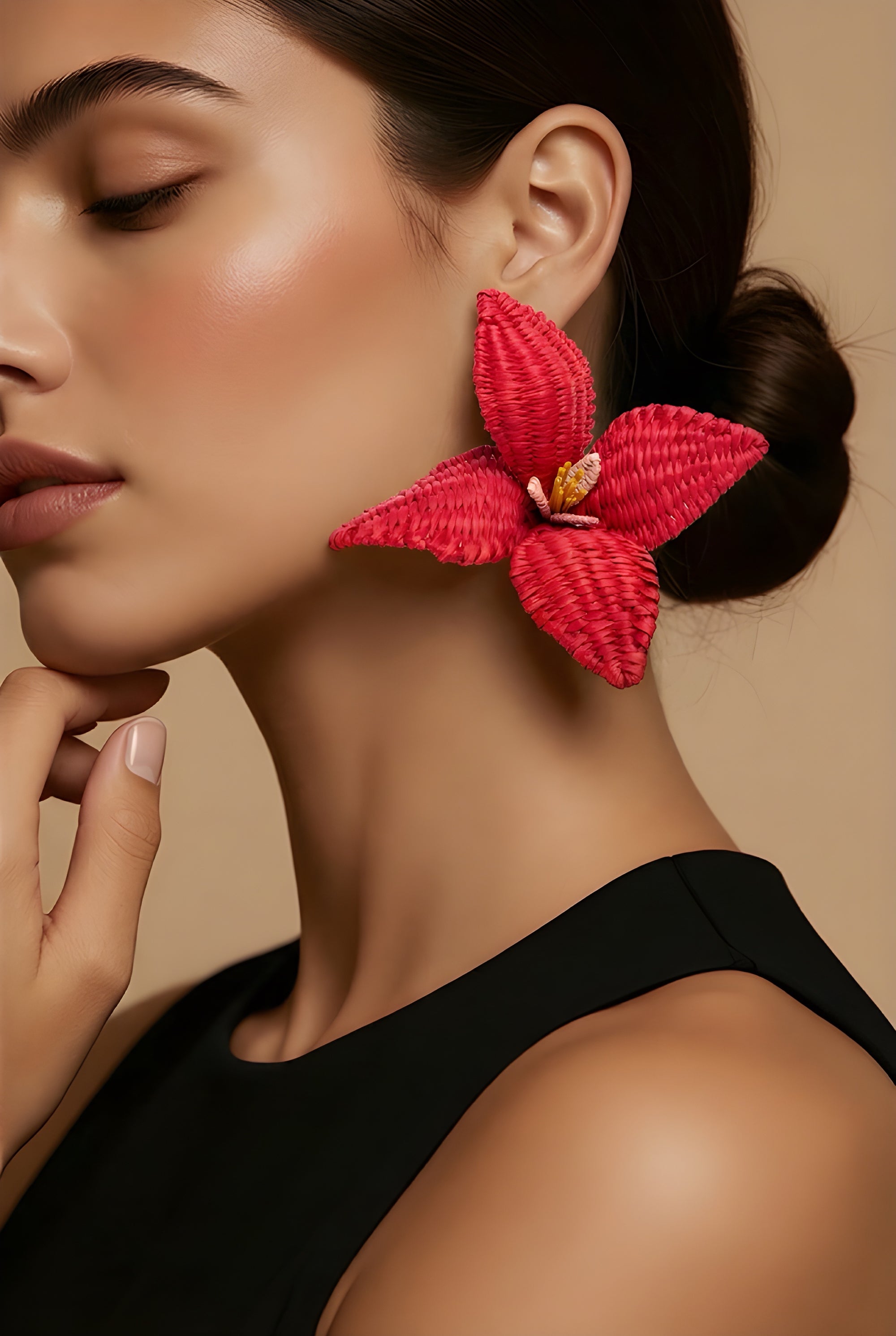 Boucles d'oreilles Lirios de iraca