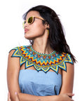 Collar de abalorios indígena Embera