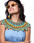 Collar de abalorios indígena Embera